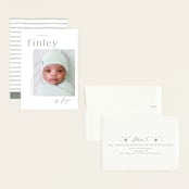 "simplified" - Birth Announcements in Pearl by Summer Winkelman - Assembled