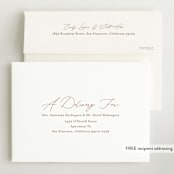 "Dainty" - Birth Announcements in Flower by Pixel and Hank - FREE Recipient Addressing