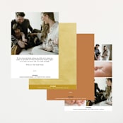 "Our Little Hunny" - Birth Announcements in Honey by Oma N. Ramkhelawan - Back of Card Options