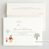 "Winnie Adventure" - Birth Announcements in Sand by frau brandt - FREE Recipient Addressing