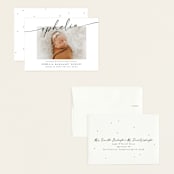 "Signature Name" - Birth Announcements in Coal by Meggy Masters - Assembled