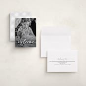 "Little Welcome" - Birth Announcements in Cloud by Susan Asbill - Assembled
