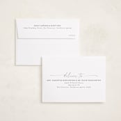 "Little Welcome" - Birth Announcements in Cloud by Susan Asbill - FREE Recipient Addressing