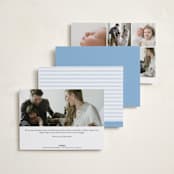 "sweet gallery" - Birth Announcements in Sky by Kristie Kern - Back of Card Options