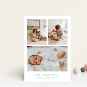 "windows to our heart" - Birth Announcements in Shortcake by Bramble Studio - Front
