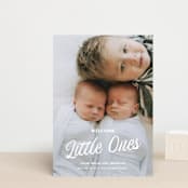 "Vintage" - Birth Announcements in Bunny by Sarah Cohn - Front