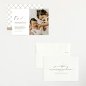"Our Story" - Birth Announcements in Chocolate by Jessica Williams - Assembled