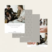 "Classically Stated" - Birth Announcements in Sugar by Sara Hicks Malone - Back of Card Options