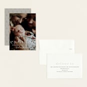 "Classically Stated" - Birth Announcements in Sugar by Sara Hicks Malone - Assembled