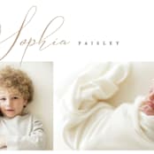 "Classic Twist" - Birth Announcements in Oat by Pixel and Hank - Detail