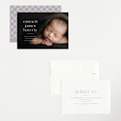 "Details" - Birth Announcements in Cloud by Susan Asbill - Assembled