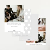 "Newest addition" - Birth Announcements in Snow by Elan Studio - Back of Card Options