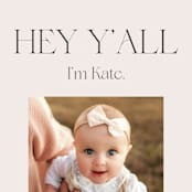 "Southern Babe" - Birth Announcements in Sand by Morgan Kendall - Detail