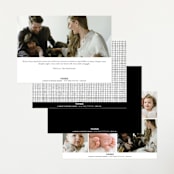 "NEWEST" - Birth Announcements in Cloud by Lori Wemple - Back of Card Options