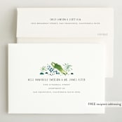"Snuggle Bug" - Birth Announcements in Pond by Morgan Ramberg - FREE Recipient Addressing