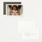 "Simple Photo" - Birth Announcements in Almond by Brianne Larsen - Assembled