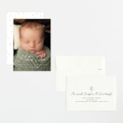 "Simplest Script" - Birth Announcements in Clay by Erica Krystek - Assembled