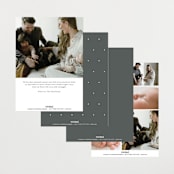 "The Chic Side" - Birth Announcements in Ink by Carolyn MacLaren - Back of Card Options