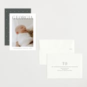 "The Chic Side" - Birth Announcements in Ink by Carolyn MacLaren - Assembled