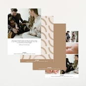 "Dynamic Duo" - Birth Announcements in Cotton by Corinne Malesic - Back of Card Options