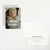 "The simplest" - Birth Announcements in Salt by Lea Delaveris - Assembled
