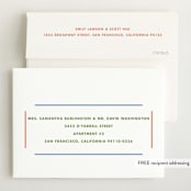 "Framework" - Birth Announcements in Halo by Baumbirdy - FREE Recipient Addressing