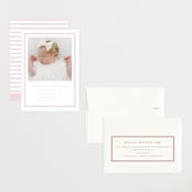 "Sweetest Scallop" - Birth Announcements in Petal by Emily Betts - Assembled