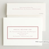 "Sweetest Scallop" - Birth Announcements in Petal by Emily Betts - FREE Recipient Addressing
