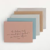 "All God's Creatures" - Birth Announcements in Narwhal by Carrie ONeal - Colored Envelopes Available