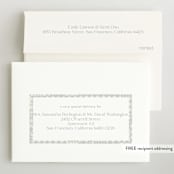 "Patchwork" - Birth Announcements in Bluebell by Julie Murray - FREE Recipient Addressing