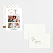 "Sutton" - Birth Announcements in Leather by Jessica Williams - Assembled