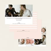 "Meeting" - Birth Announcements in Cloud by Up Up Creative - Back of Card Options