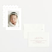"Sweetest" - Birth Announcements in Rose by Jenna Holcomb - Assembled
