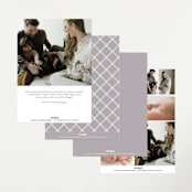 "Details" - Birth Announcements in Cloud by Susan Asbill - Back of Card Options