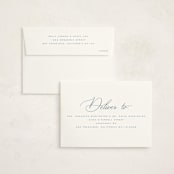"Welcome Baby" - Birth Announcements in Sky by Blustery August - FREE Recipient Addressing