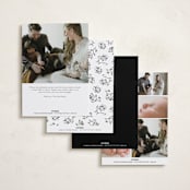 "The Flora" - Birth Announcements in Lily of the Valley by Pixel and Hank - Back of Card Options