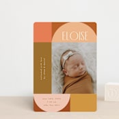 "shapes" - Birth Announcements in Desert by Morgan Kendall - Front