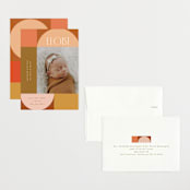 "shapes" - Birth Announcements in Desert by Morgan Kendall - Assembled