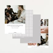 "in name only" - Birth Announcements in Whipped Cream by Jennifer Wick - Back of Card Options