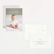 "in name only" - Birth Announcements in Whipped Cream by Jennifer Wick - Assembled