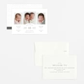 "Twinsies" - Birth Announcements in Slate by Hooray Creative - Assembled