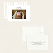 "Simply Lovely" - Birth Announcements in Pearl by Pixel and Hank - Assembled
