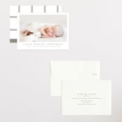 "Menil" - Birth Announcements in Fawn by Megan Davis - Assembled