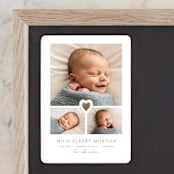 "our little sweetheart" - Birth Announcements in Fawn by Jen Tips - Front