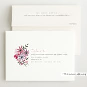 "Blossom Baby" - Birth Announcements in Rose by Morgan Ramberg - FREE Recipient Addressing