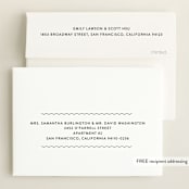 "Delicate Welcome" - Birth Announcements in Cloud by Olivia Raufman - FREE Recipient Addressing