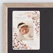 "Grace" - Birth Announcements in Rose by Nicoletta Savod - Front