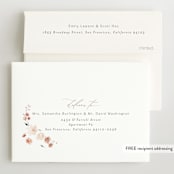 "Grace" - Birth Announcements in Rose by Nicoletta Savod - FREE Recipient Addressing