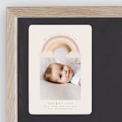"Rainbow Sky" - Birth Announcements in Blush by Angela Thompson - Front