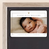 "Lovely" - Birth Announcements in Ink by Kasia Labocki - Front